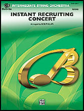 Instant Recruiting Concert Orchestra sheet music cover Thumbnail